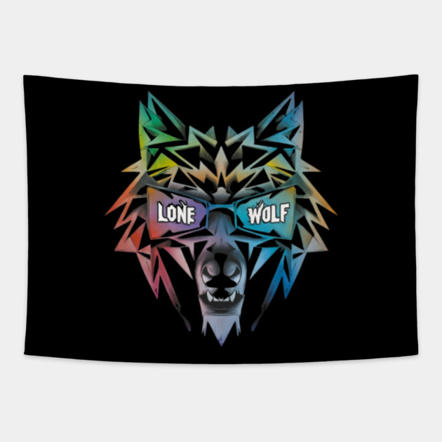 Lone Wolf. Independent Warrior! Tapestry by JumpRopeaDope