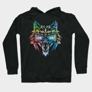 Lone Wolf. Independent Warrior! Hoodie