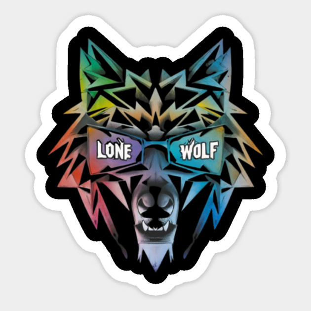 Lone Wolf. Independent Warrior! Magnet by JumpRopeaDope
