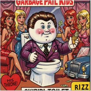 Skibidi Toilet (RIZZ Overlord) Posters and Art