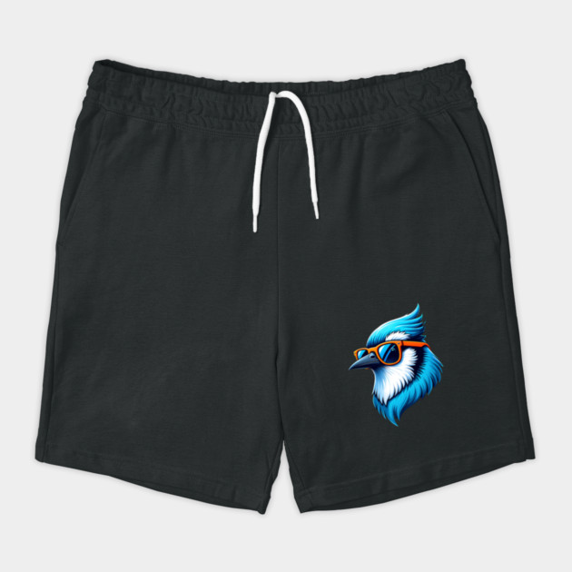 Blue Jay Wearing Sunglasses by Creatifly Graphic Tees