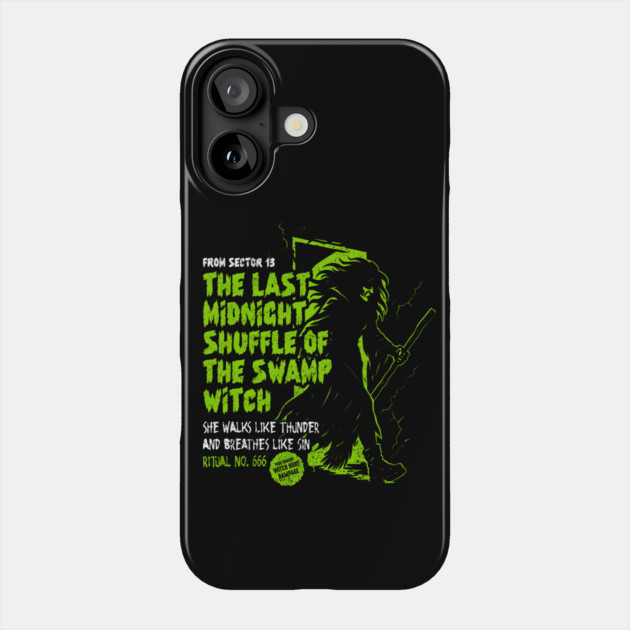 THE LAST MIDNIGHT SHUFFLE OF THE SWAMP WITCH Phone Case by artslaves