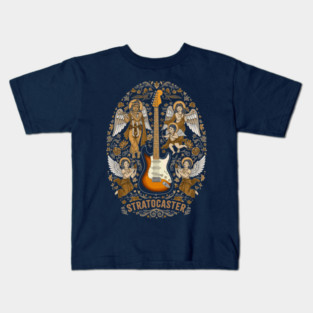 Stratocaster, fender, electric guitar Kids T-Shirt