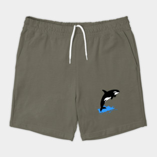 Killer Whale – Orca Leaping from Water, Cool Sea Creature for Coastal Vibes Shorts