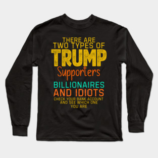 Political-Humor Long Sleeve T-Shirt