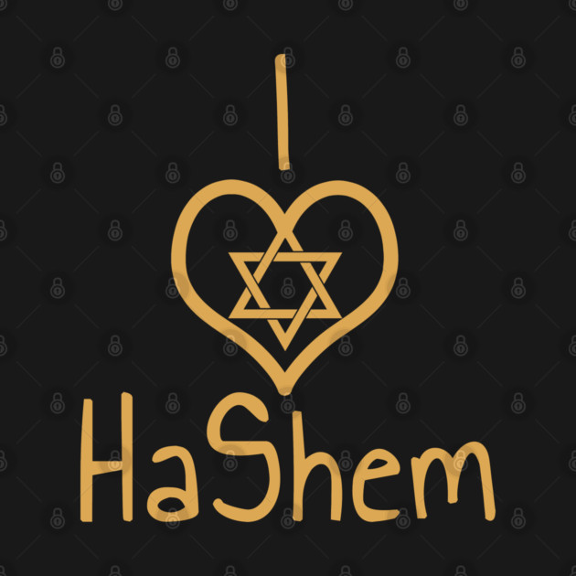 I ❤️ HaShem – Star of David Edition by Thank HaShem