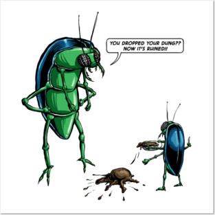 Dung Beetles Posters and Art