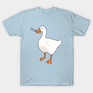 Goose with a knife T-Shirt