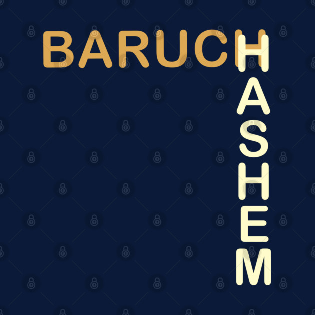 Baruch HaShem – L-Layout Typography by Thank HaShem