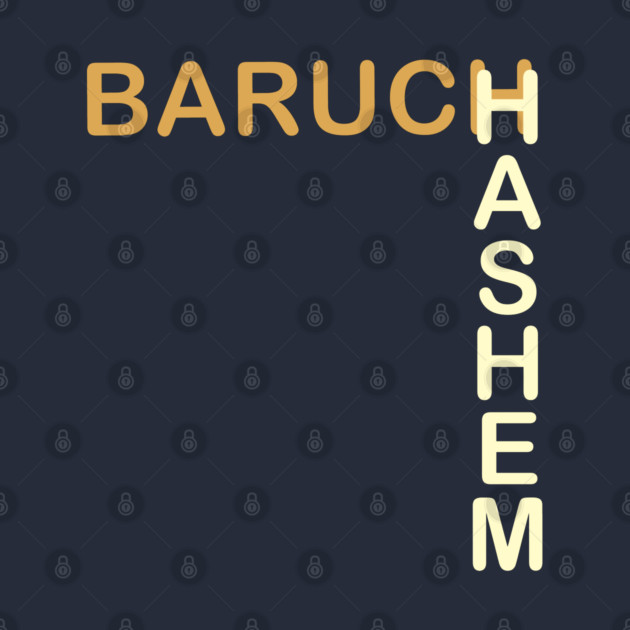 Baruch HaShem – L-Layout Typography by Thank HaShem