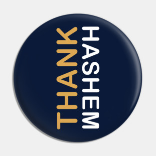 Thank HaShem – Vertical Pin