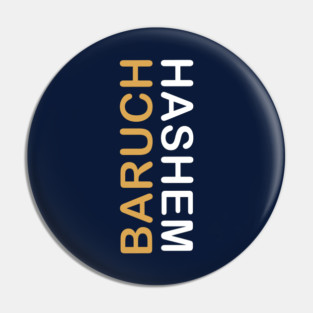 Baruch HaShem – Vertical Pin