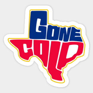 Gone Cold - Texas Logo Sticker