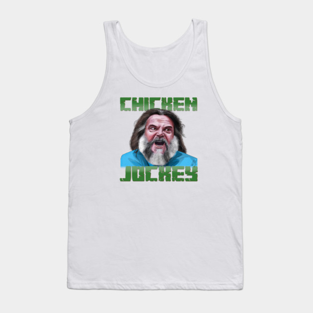 A Minecraft Movie: Steve & the Chicken Jockey Tank Top by 51Deesigns