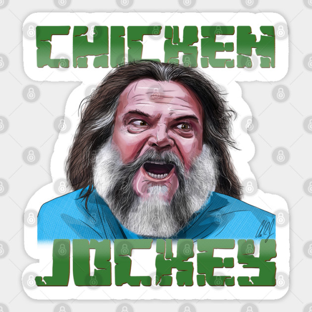 A Minecraft Movie: Steve & the Chicken Jockey Sticker by 51Deesigns