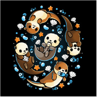 Otter Posters and Art