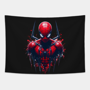 Reddish Spider Tapestry