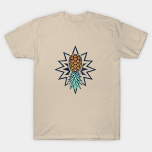 Upside Down Pineapple Star T-Shirt
