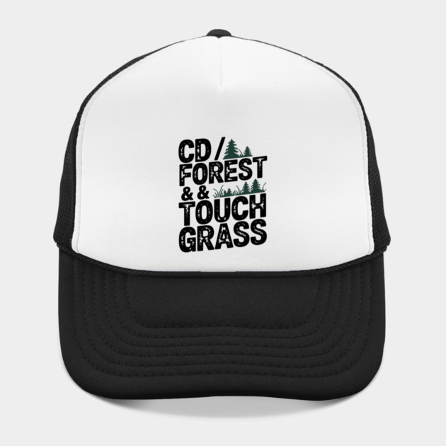 cd /forest && touch grass – Terminal Escape by Hobby Helpers Merch