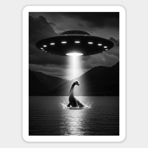 Loch Ness and UFO Magnet by Megadorim