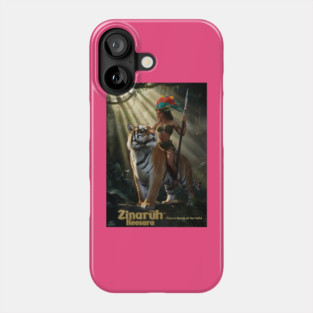 Zinaruh Keesara, and her trusted Bangal Tiger Phone Case