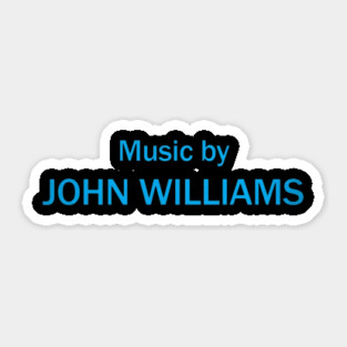 Music by John Williams Sticker