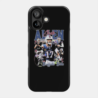Josh Allen Retro Collage Phone Case