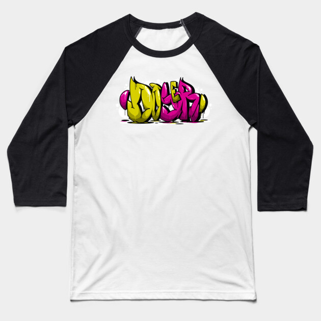 Doser Graffiti v.2 Baseball T-Shirt by DOSER