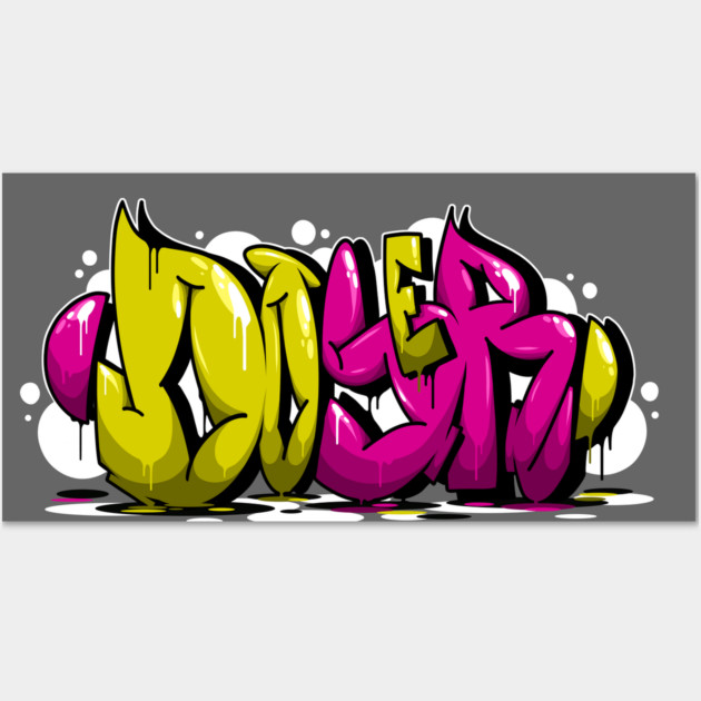 Doser Graffiti v.2 Wall Art by DOSER