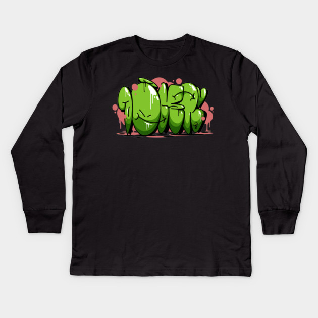 Doser Graffiti V.3 Kids Long Sleeve T-Shirt by DOSER