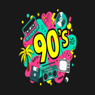 90s Throwback Tee - Rad Retro Nostalgia Bomb T-Shirt