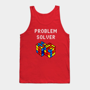 Rubik's Cube Tee - Problem Solver Puzzle Pride Tank Top