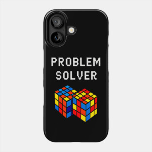 Rubik's Cube Tee - Problem Solver Puzzle Pride Phone Case
