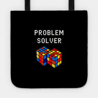 Rubik's Cube Tee - Problem Solver Puzzle Pride Tote