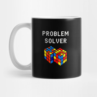Rubik's Cube Tee - Problem Solver Puzzle Pride Mug