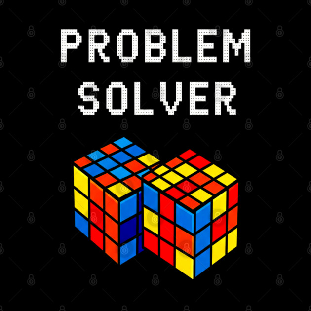 Rubik's Cube Tee - Problem Solver Puzzle Pride by OUTFITPAW