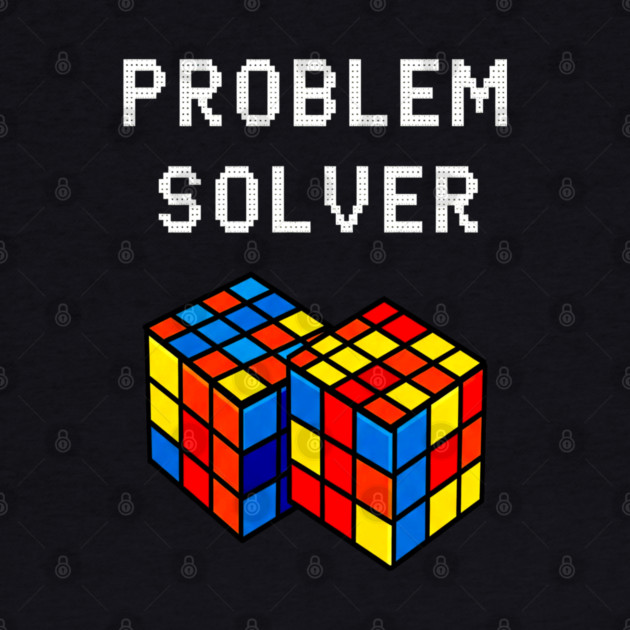 Rubik's Cube Tee - Problem Solver Puzzle Pride by OUTFITPAW