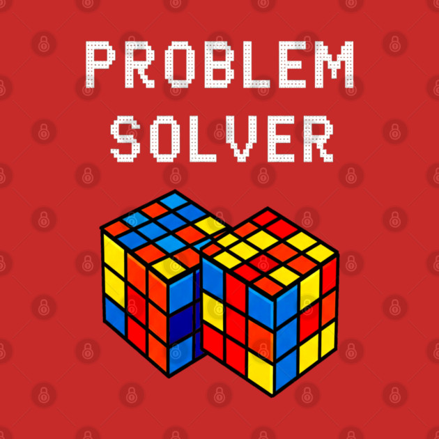 Rubik's Cube Tee - Problem Solver Puzzle Pride by OUTFITPAW