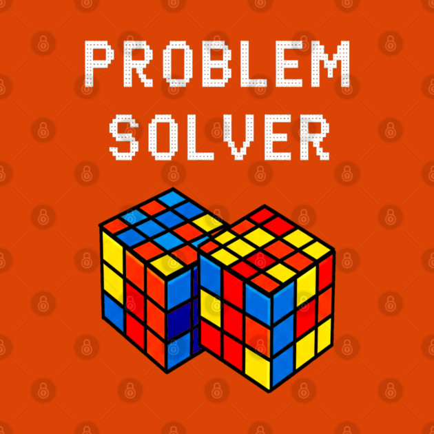 Rubik's Cube Tee - Problem Solver Puzzle Pride by OUTFITPAW