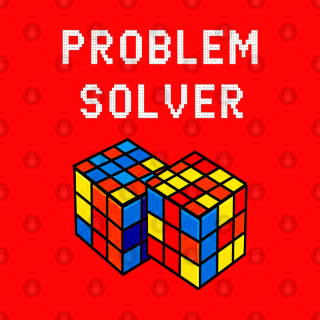 Rubik's Cube Tee - Problem Solver Puzzle Pride by OUTFITPAW