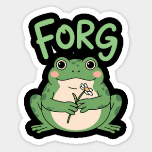 Frog Meme Cute Aesthetic Funny Sticker
