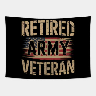 Retired army veteran Tapestry