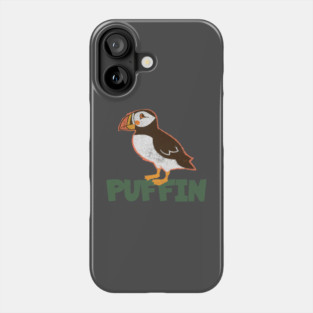 Bold Atlantic Puffin Seabird Phone Case
