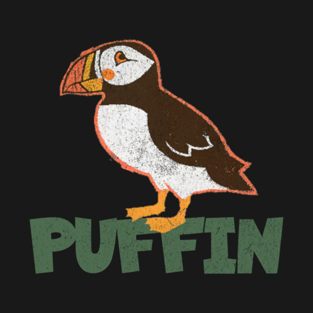 Bold Atlantic Puffin Seabird by DonWillisJrArt