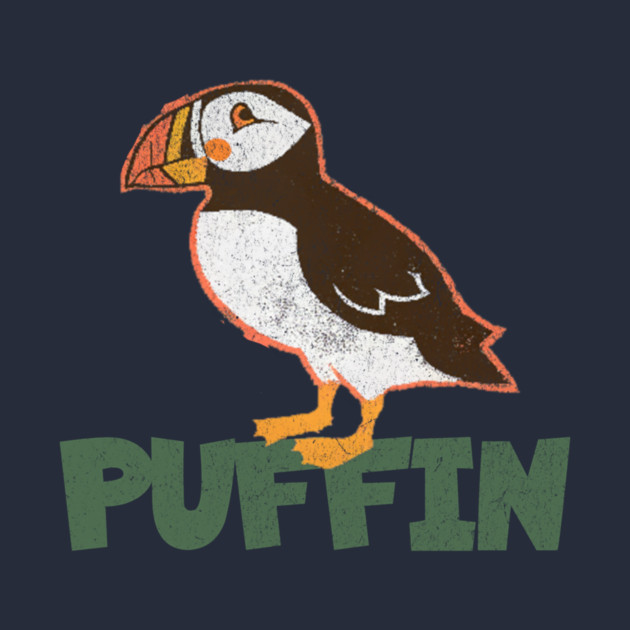 Bold Atlantic Puffin Seabird by DonWillisJrArt