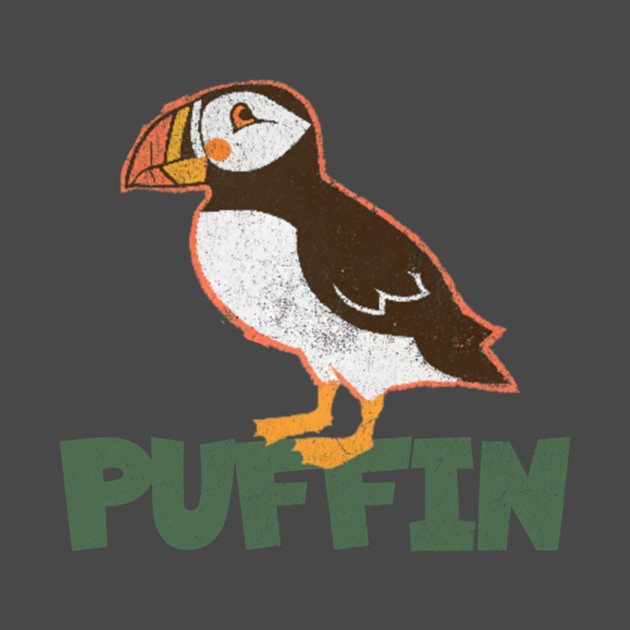 Bold Atlantic Puffin Seabird by DonWillisJrArt