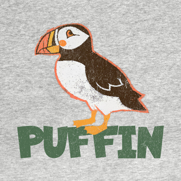 Bold Atlantic Puffin Seabird by DonWillisJrArt