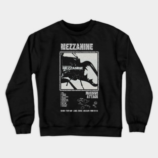 MASSIVE ATTACK - MEZZANINE ||ALBUM TRACKLIST || || Crewneck Sweatshirt