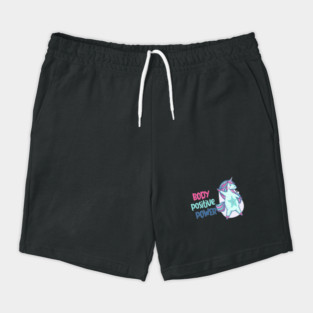 Body positive power -beautiful ight blue unicorn Shorts