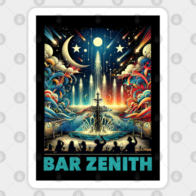 Bar Zenith In the Newest Theme park in Orlando Florida Sticker by Joaddo